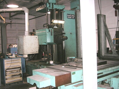 1990 LUCAS 542B84 Boring Mills, Horizontal, Table Type | Midwest Tool, Inc.