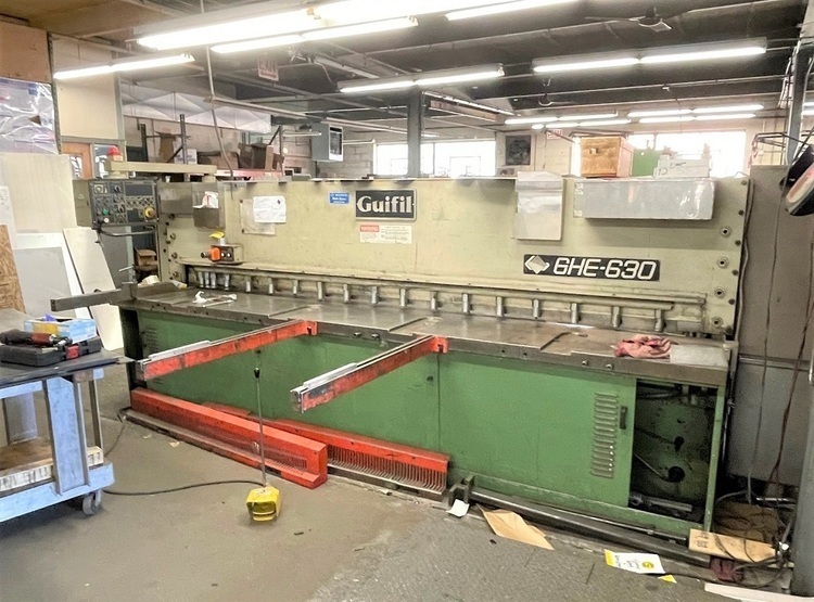 2002 GUIFIL GHC-630 Shears, Power Squaring (In) | Midwest Tool, Inc.