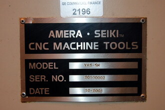 2001 AMERA SEIKI VA S-5M Machining Centers, Vertical | Midwest Tool, Inc. (8)